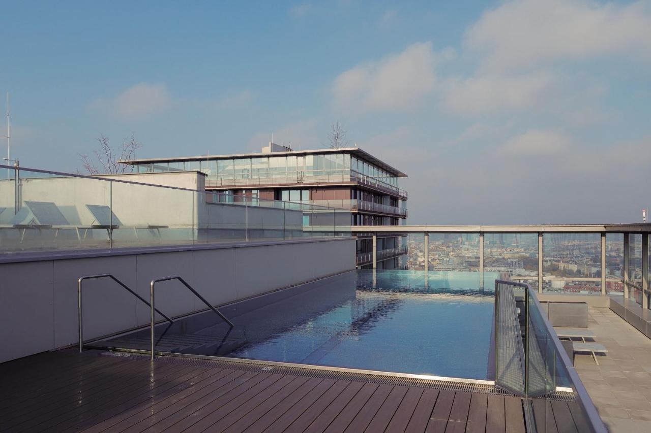 Triiiple Suites Level 22 mit Balkon und Tiefgarage Wien Exterior foto